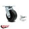 Service Caster 5 Inch Polyolefin Swivel Caster with Ball Bearing and Swivel Lock SCC-30CS520-POB-BSL - alternate 6